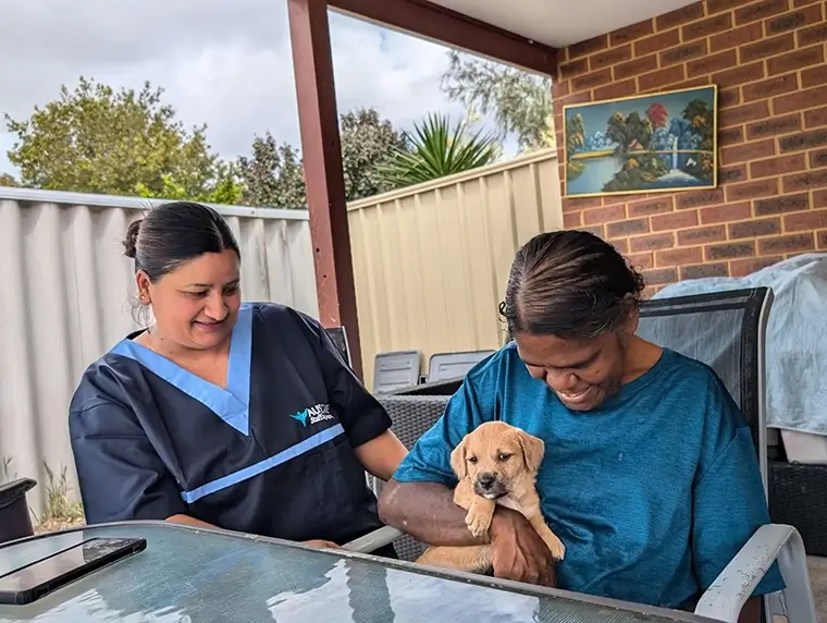 Perth Disability Support Worker with Client